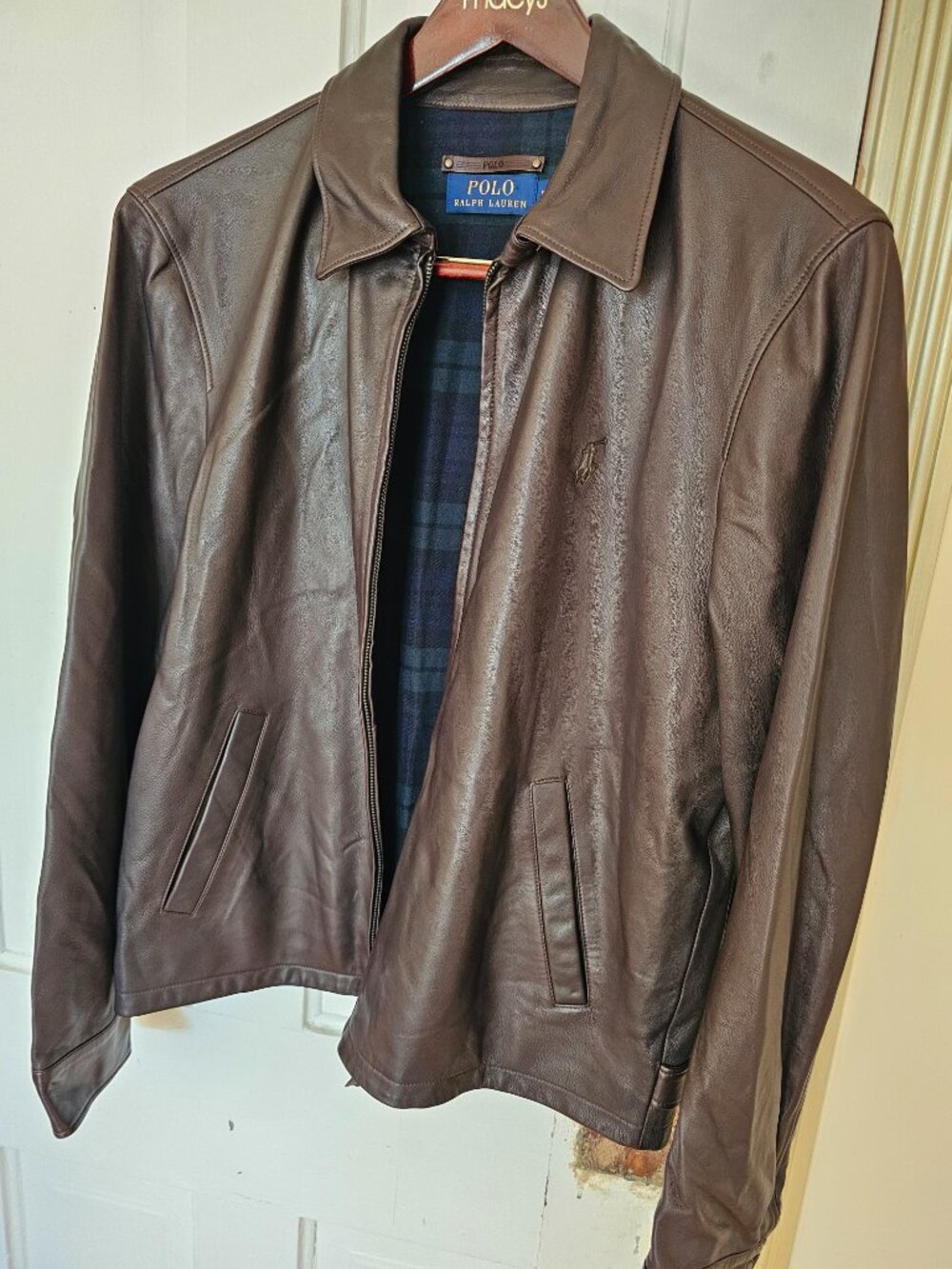 Polo Ralph Lauren Leather Men's Jacket - Picture 13 of 14